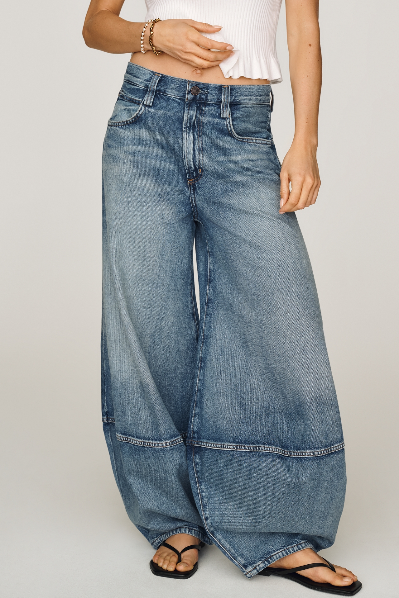 AGOLDE High Rise Lantern Jeans