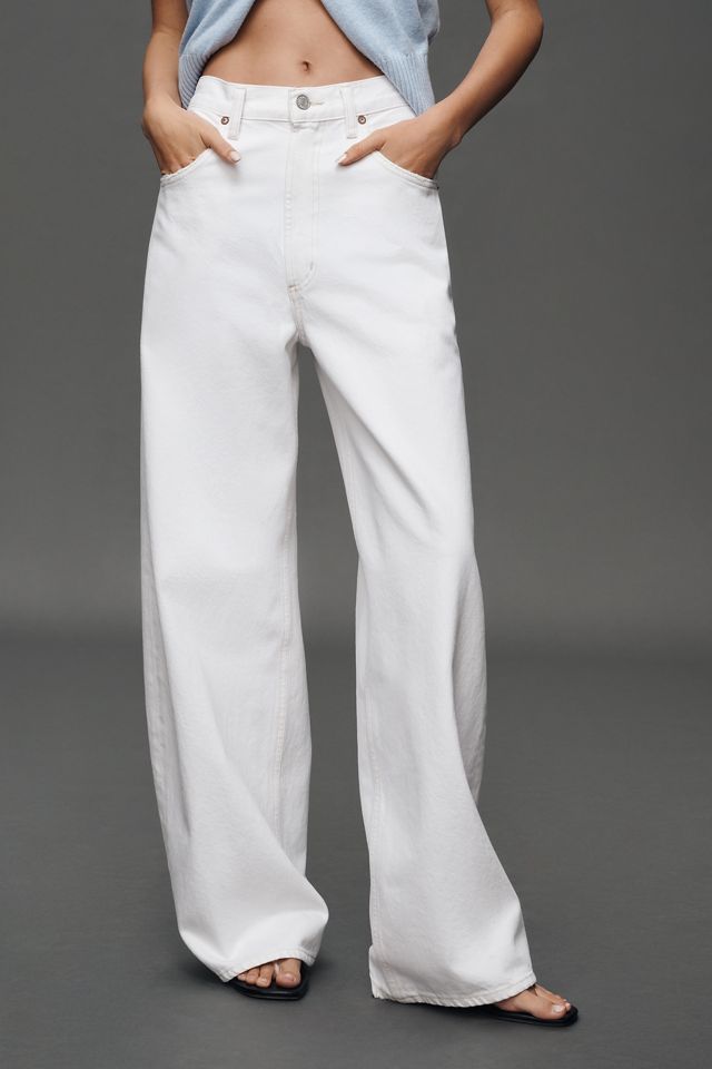 AGOLDE Low Curve High-Rise Tapered Jeans #1