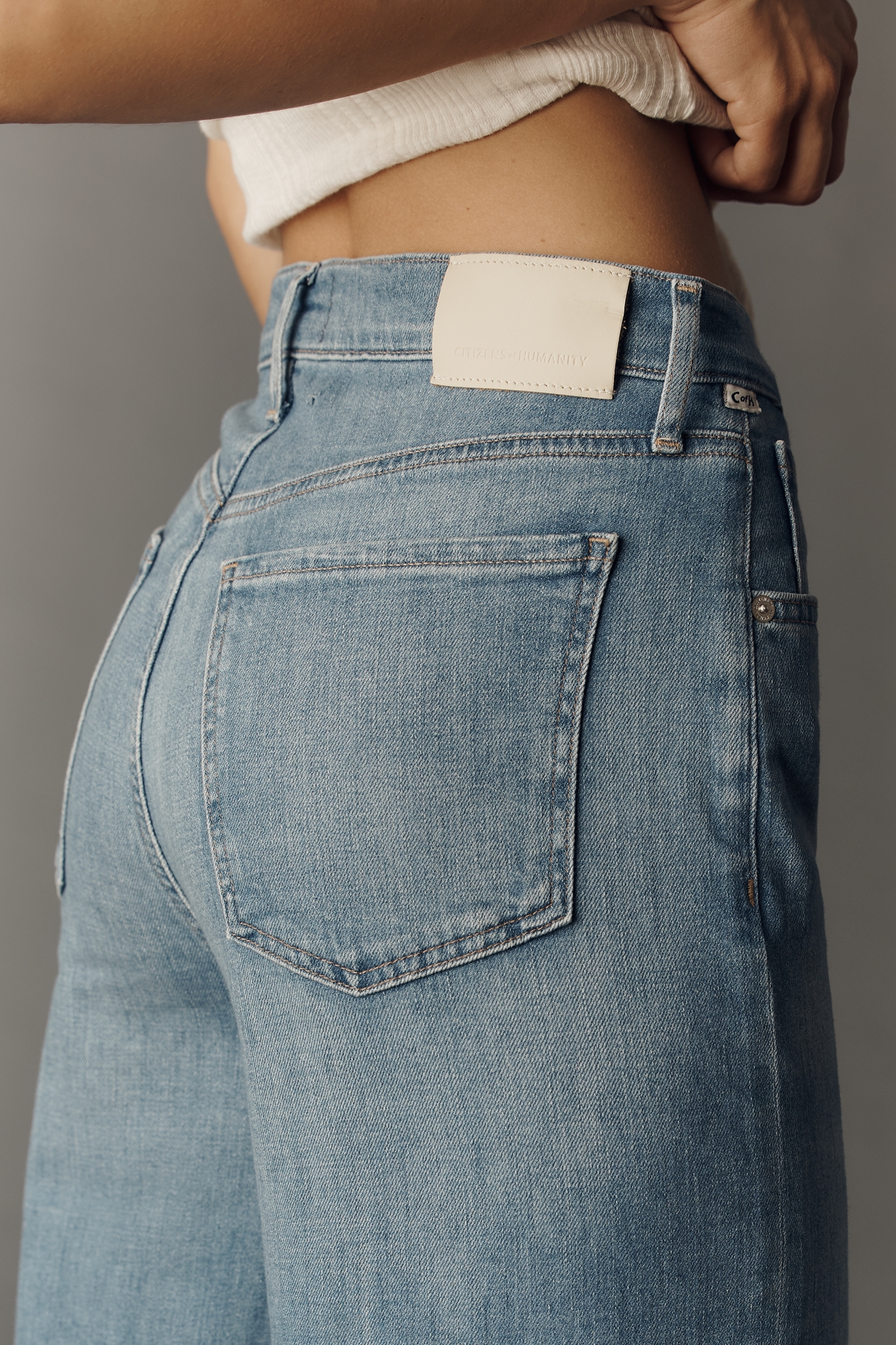 Citizens of Humanity Lyra Long High-Rise Wide-Leg Jeans