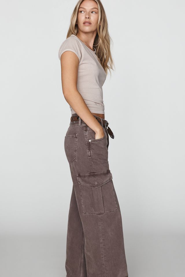 AGOLDE Minka Cargo High-Rise Wide-Leg Jeans #1