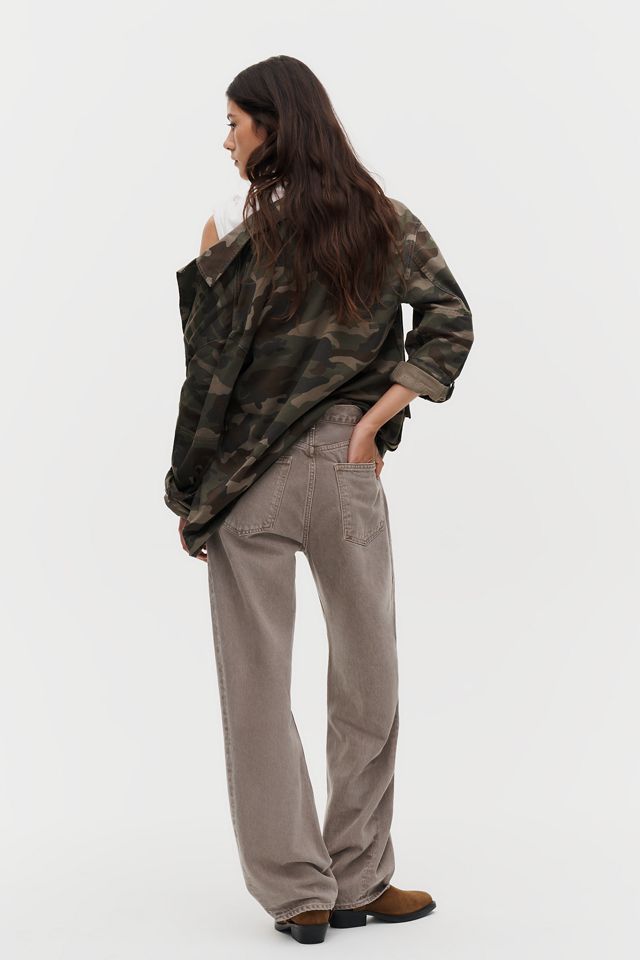 AGOLDE Luna Pieced High-Rise Barrel-Leg Jeans #3