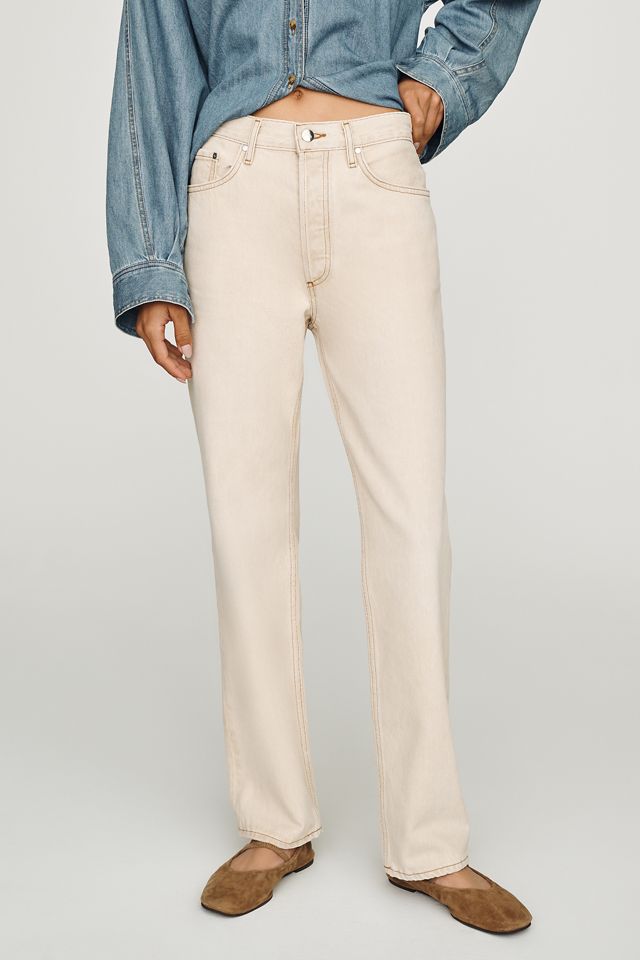 AGOLDE Lana Mid-Rise Slim Straight-Leg Jeans #1