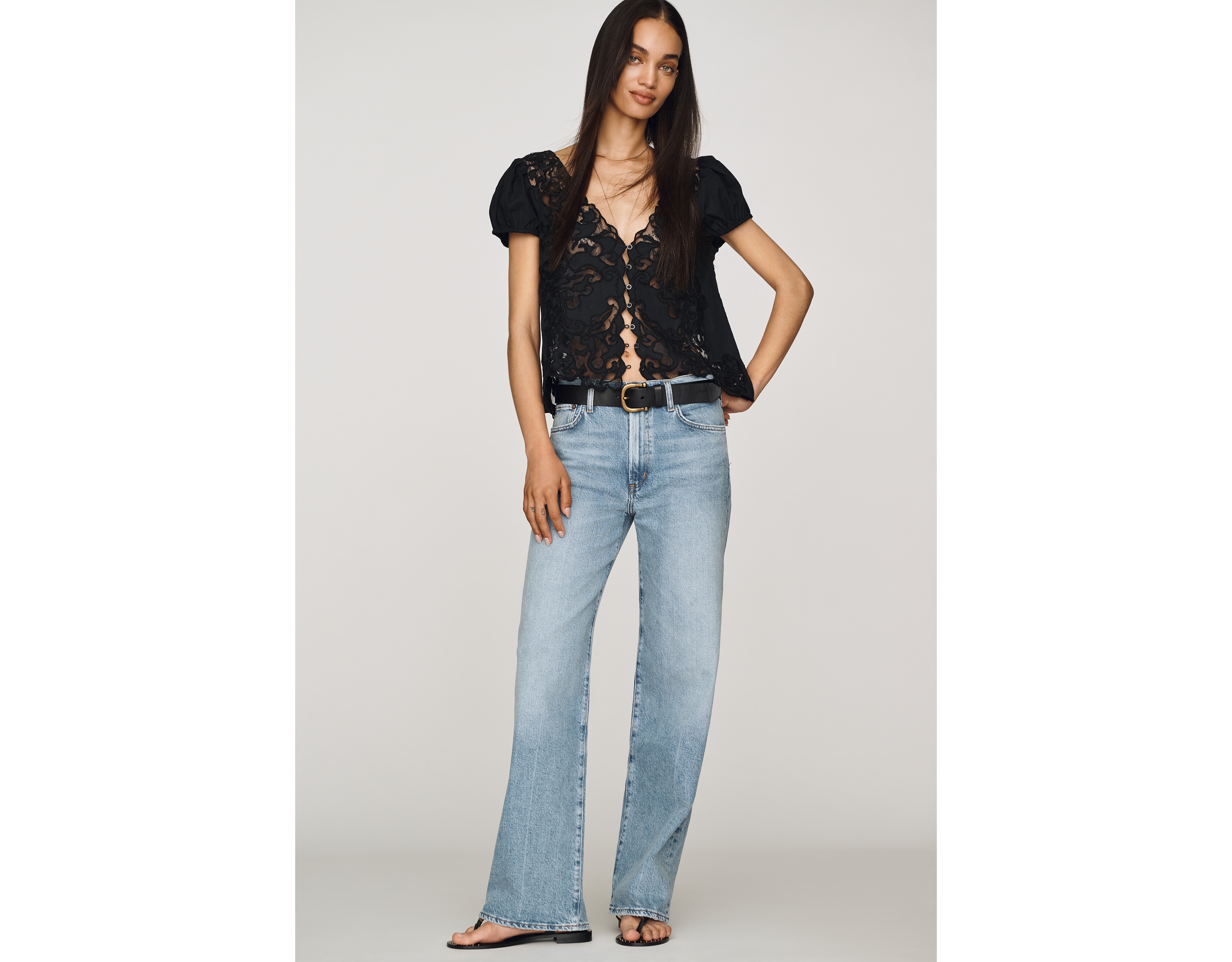 AGOLDE Harper Mid-Rise Relaxed Jeans