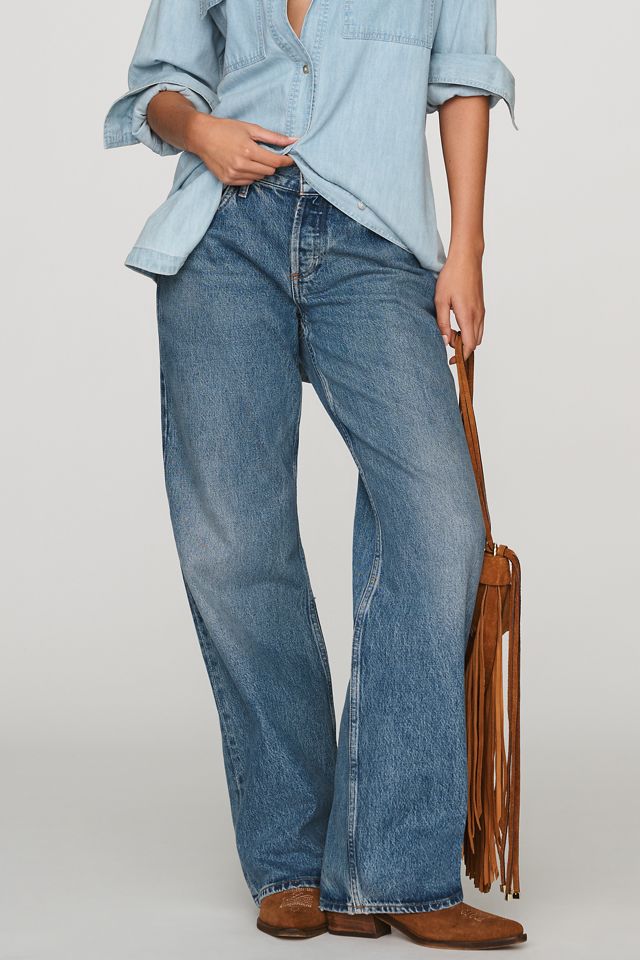 AGOLDE Low-Rise Loose Wide-Leg Jeans #2