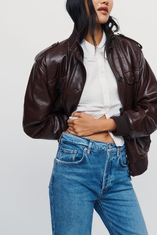 AGOLDE Lana High-Rise Straight Jeans #2