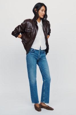 AGOLDE Lana High-Rise Straight Jeans
