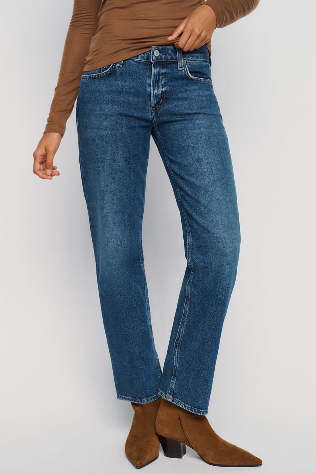 AGOLDE Stovepipe Low-Rise Straight-Leg Jeans #2