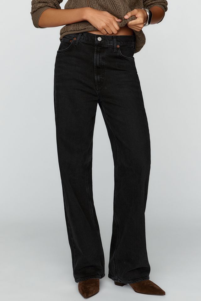 AGOLDE Ren High-Rise Wide-Leg Jeans  #1