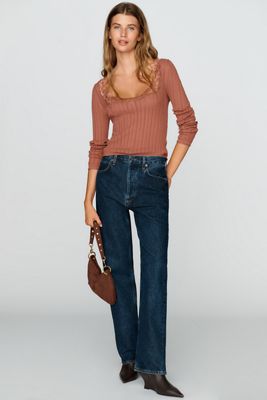 AGOLDE 90s Pinch Waist High Rise Straight Jeans