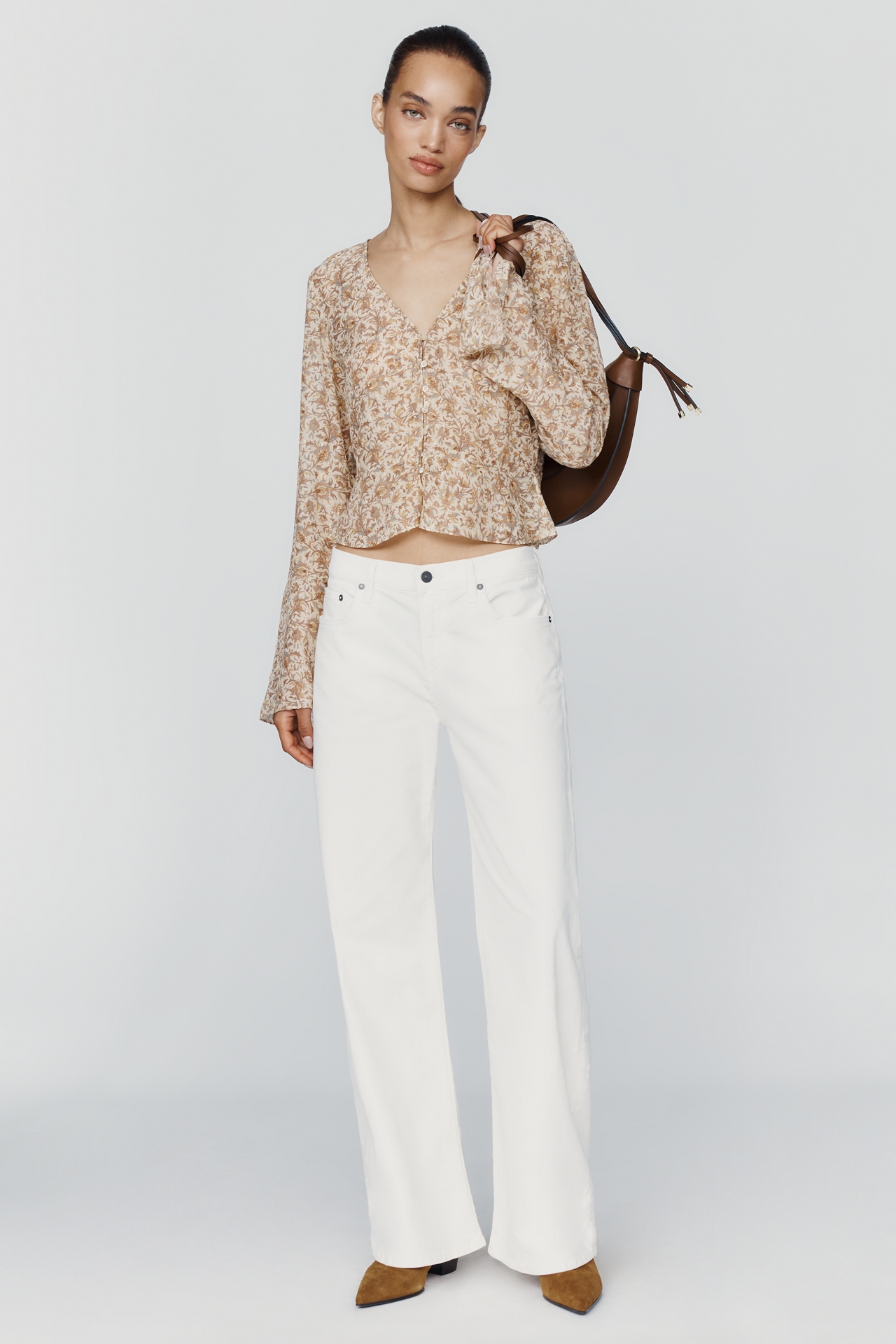 Citizens of Humanity Nora Low-Rise Wide-Leg Corduroy Jeans