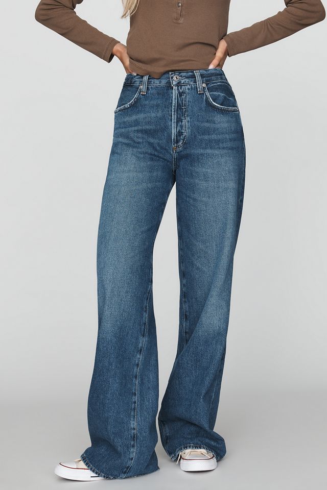 Citizens of Humanity Annina 33" High-Rise Wide-Leg Jeans #1