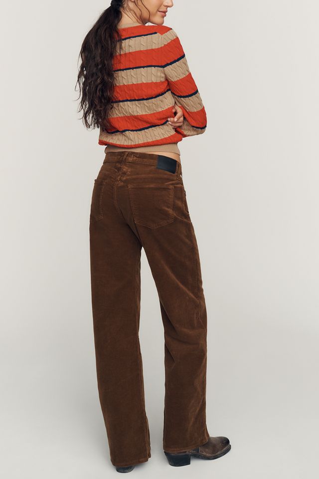 Citizens of Humanity Nora Low-Rise Wide-Leg Corduroy Jeans #3