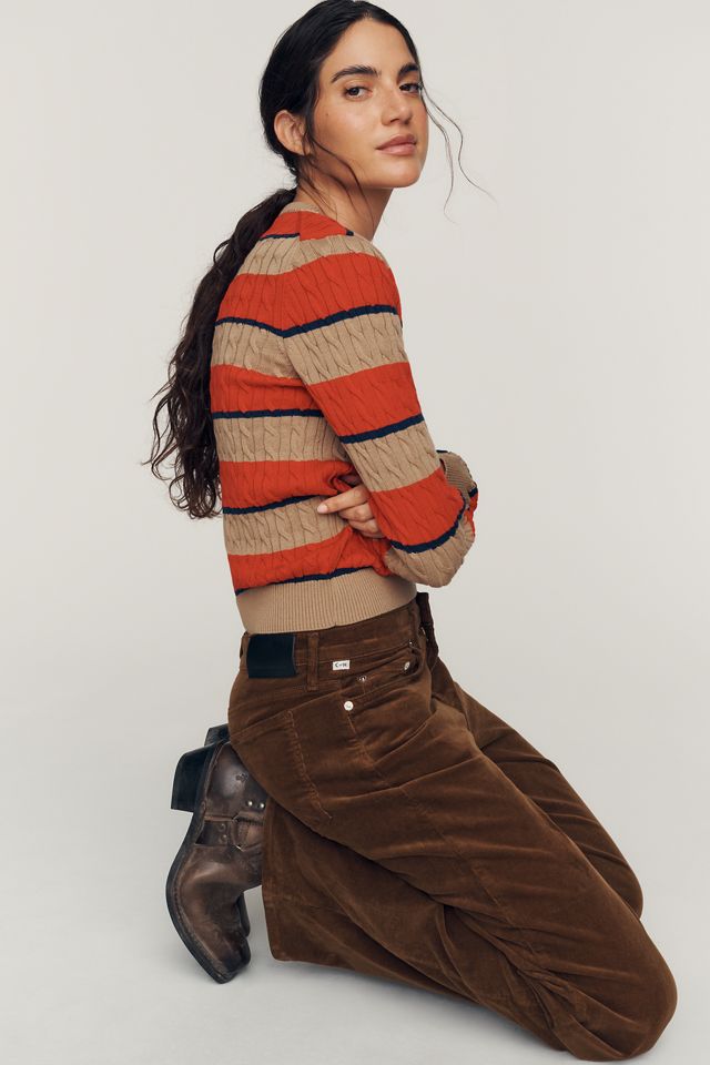 Citizens of Humanity Nora Low-Rise Wide-Leg Corduroy Jeans #4