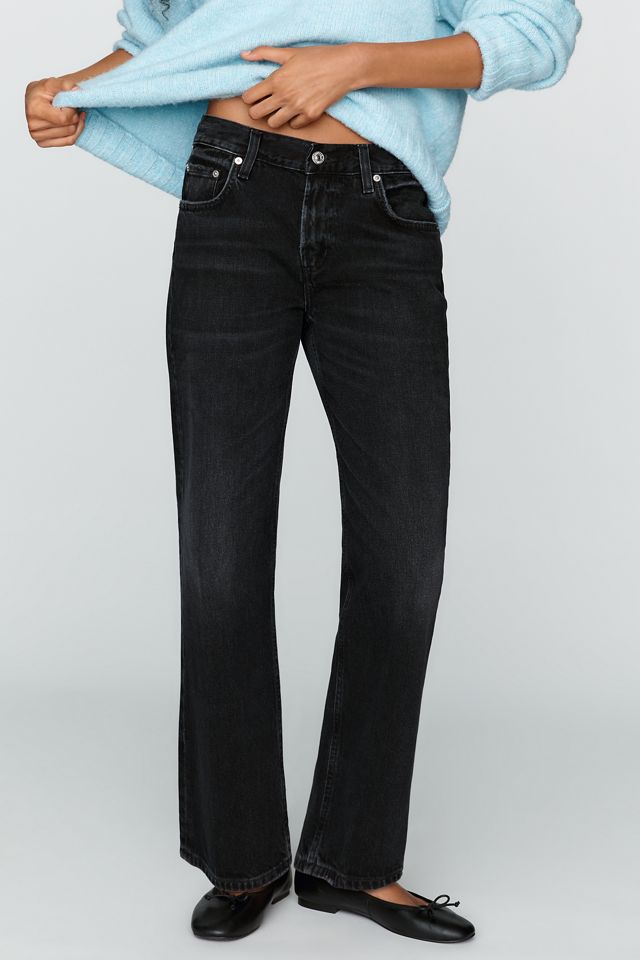 Citizens of Humanity Faye Vintage Low-Rise Straight-Leg Jeans #1