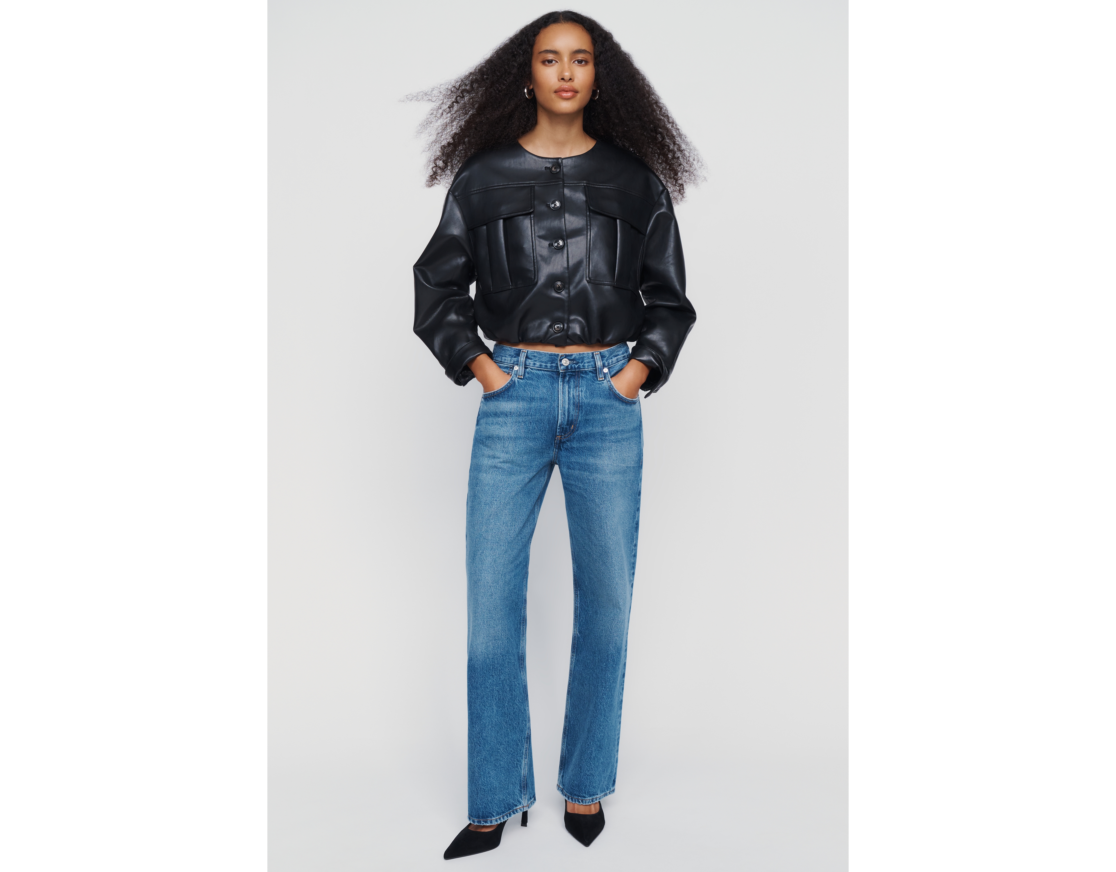 Citizens of Humanity Lindz Easy Low-Rise Straight-Leg Jeans