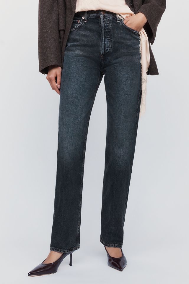 AGOLDE 90's Pinch Waist High Rise Straight Leg Jeans #2