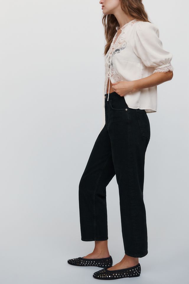 AGOLDE 90s Cropped Mid Rise Relaxed Straight Jeans #2