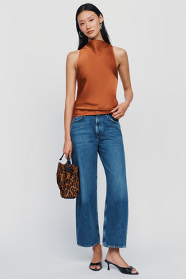 AGOLDE Low Curve Crop Tapered Jeans by Anthropologie