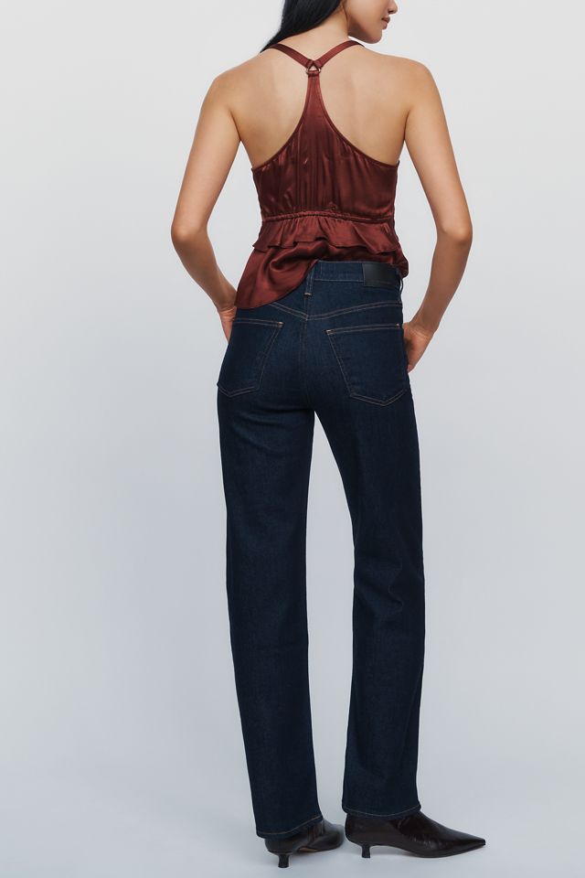 Citizens of Humanity Long Palma Silk Blend Straight Leg Jeans #2