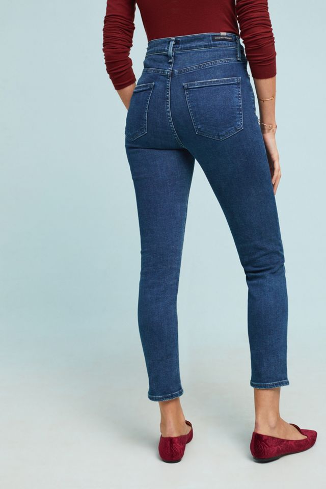 Citizens of Humanity High-Rise Cropped Skinny Petite Jeans #4