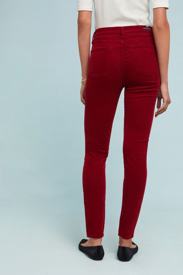 Citizens of Humanity Olivia Ultra High-Rise Velvet Slim Ankle Jeans #1