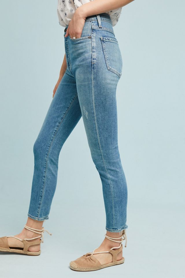 Citizens of Humanity Olivia Ultra High-Rise Slim Ankle Jeans #4