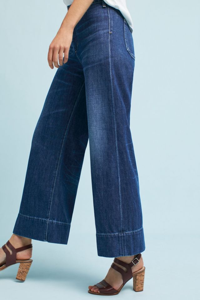 Citizens of Humanity Abigail High-Rise Wide-Leg Cropped Jeans #2