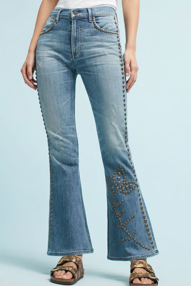 Citizens of Humanity Drew Flip Flop Flare High-Rise Jeans