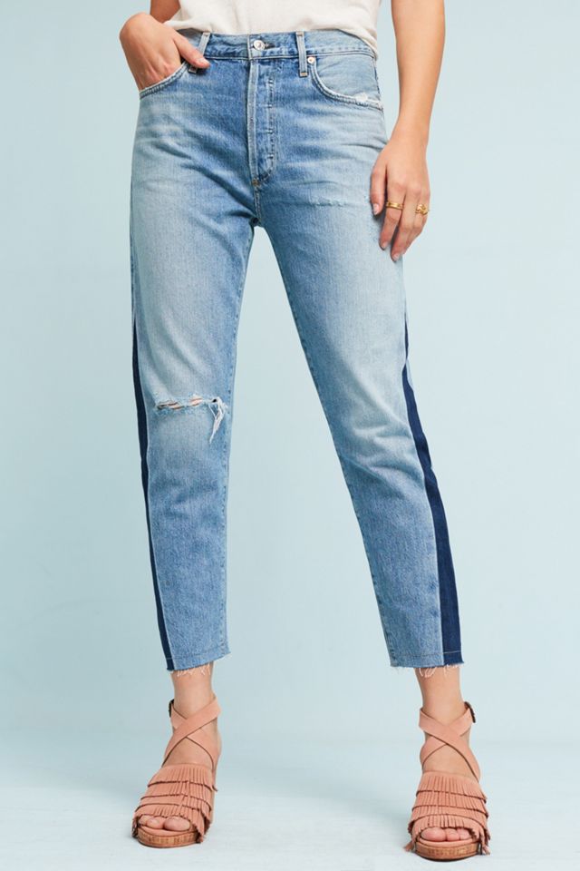 Citizens Of Humanity Liya Ultra High-Rise Slim Cropped Jeans #1