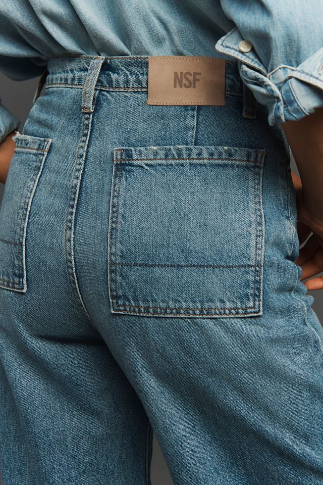 NSF Delta High-Rise Wide-Leg Jeans #3