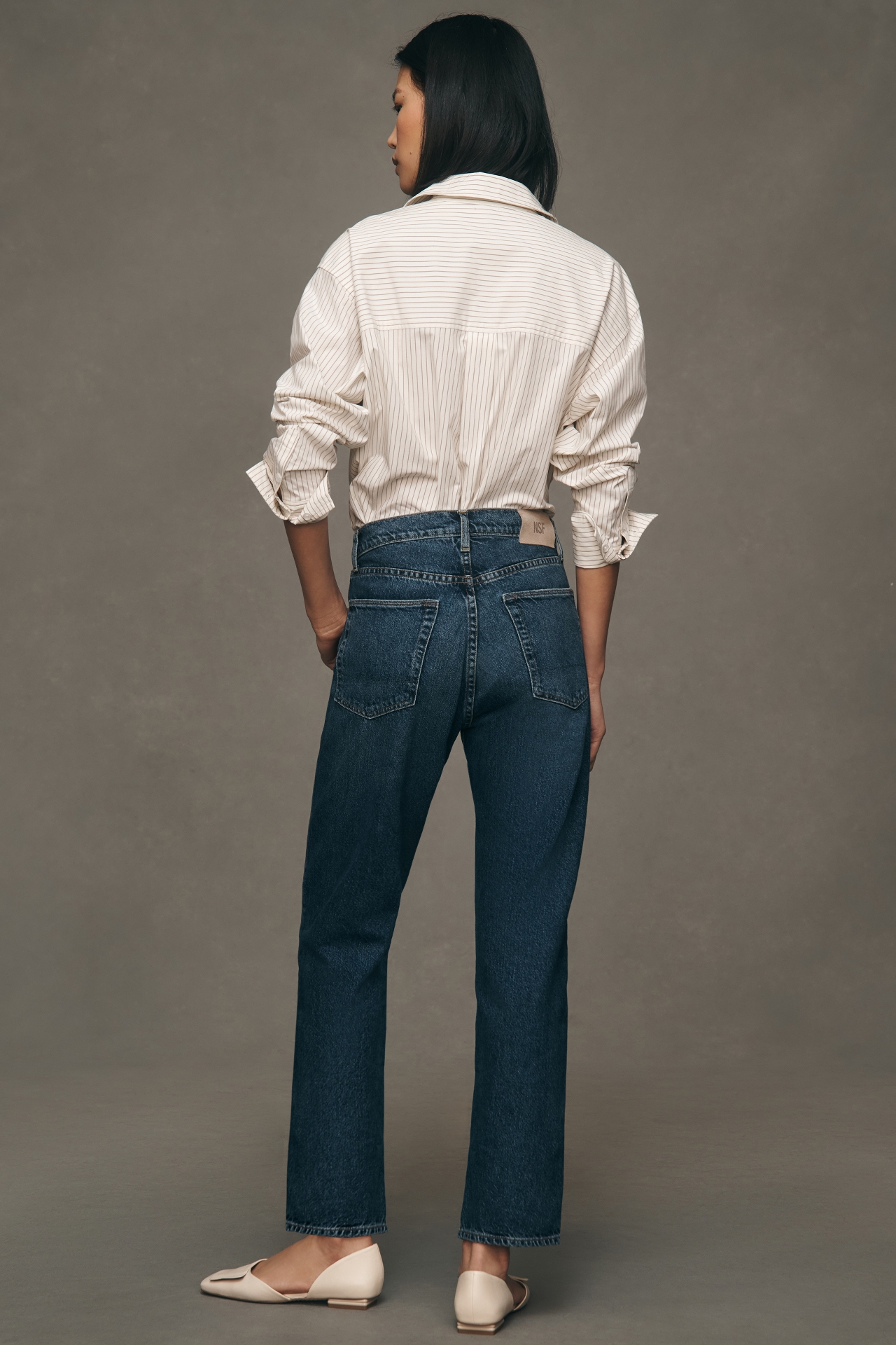 NSF Owen Mid-Rise Slouchy Boyfriend Jeans