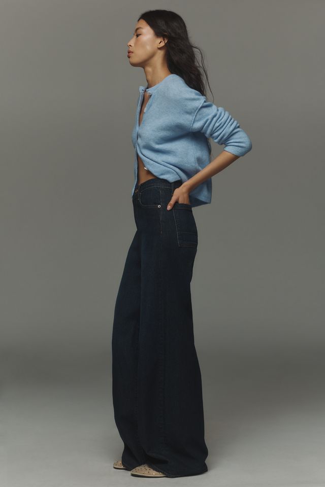 NSF Delta High-Rise Wide-Leg Overcast Jeans #2