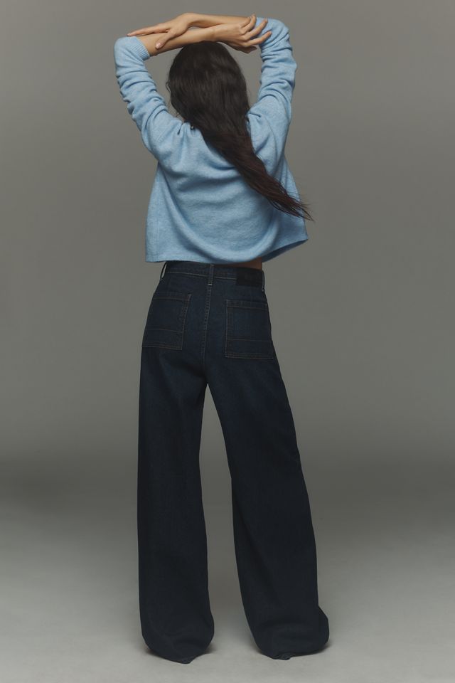 NSF Delta High-Rise Wide-Leg Overcast Jeans #3