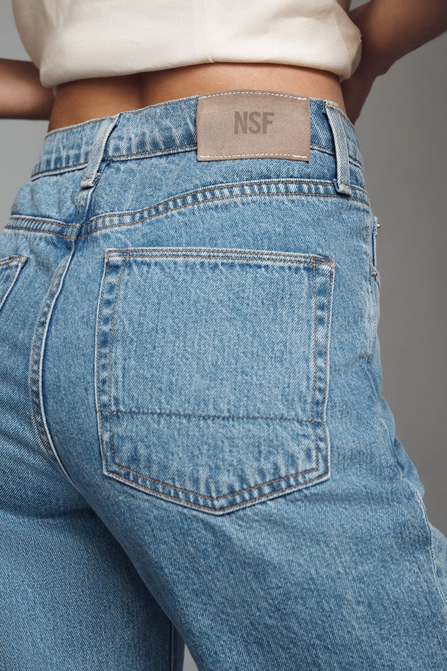 NSF Owen Mid-Rise Slouch Straight-Leg Jeans #3