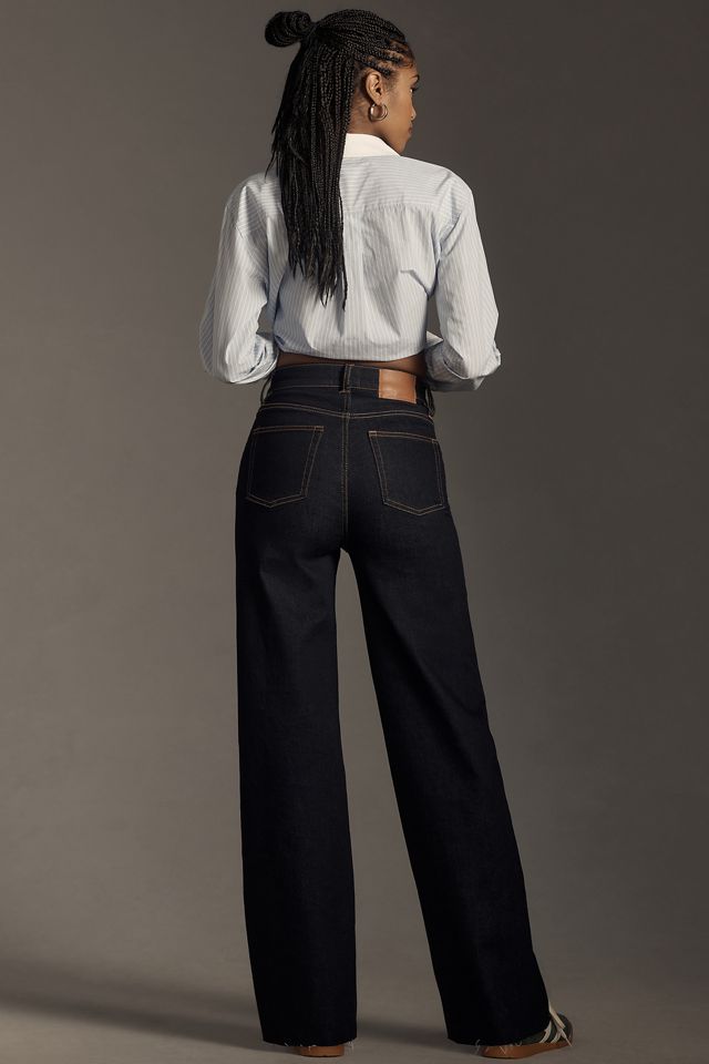 Unpublished Noemi High-Rise Wide-Leg Patch Pocket Jeans #4