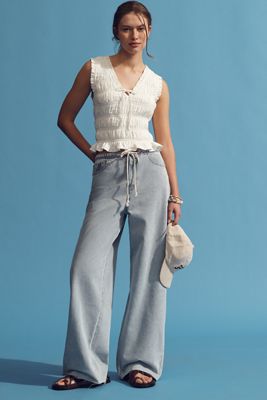 【直営・関税送料込】Jolene wed leg jeans Unpublished Jolene Cargo High-Rise Wide-Leg Jeans