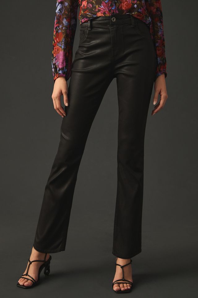 Bella Dahl Lennon High-Rise Straight Coated Jeans #1