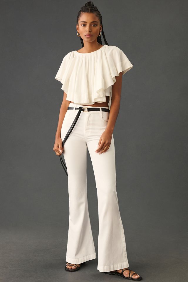 Bella Dahl Cleo High-Rise Side-Slit Jeans #2