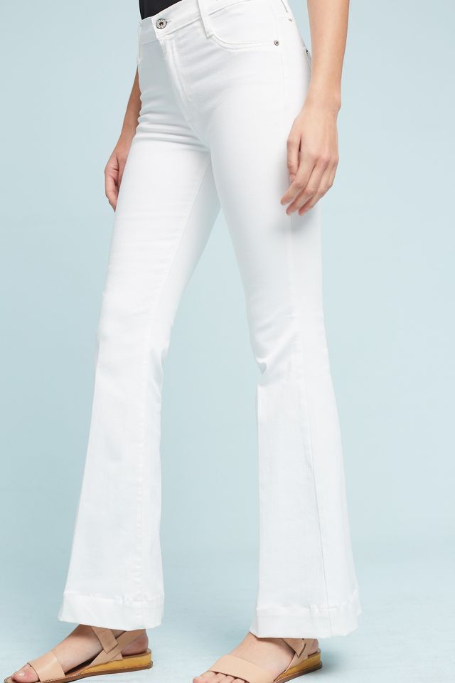 James Jeans Shaybel Mid-Rise Flare Petite Jeans | Anthropologie