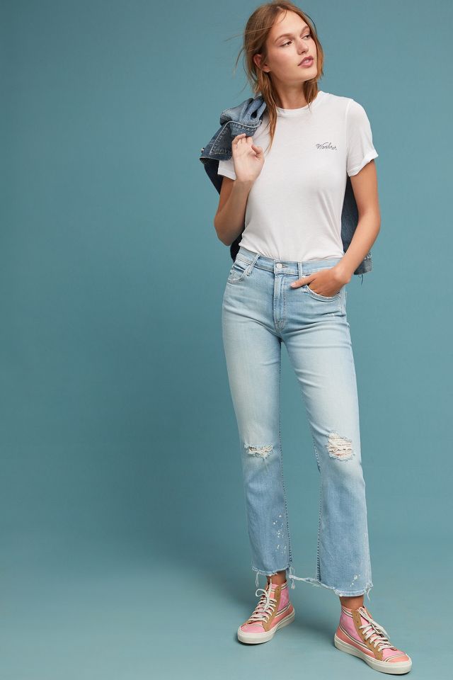 MOTHER The Dutchie High-Rise Skinny Ankle Jeans | Anthropologie