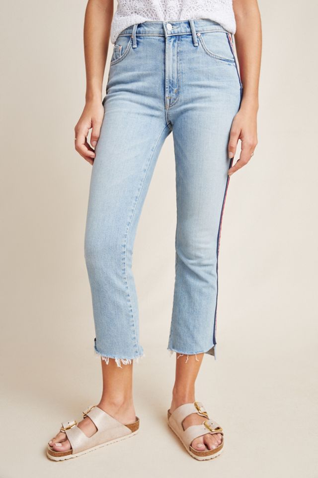 MOTHER The Insider High-Rise Crop Step Fray Jeans #3