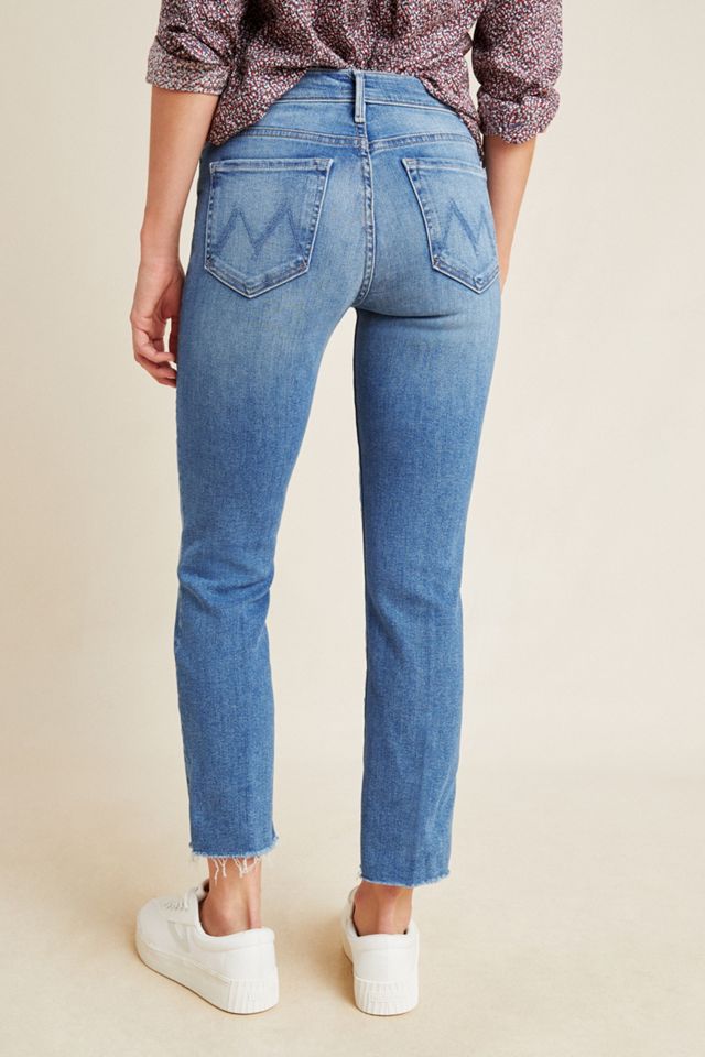 MOTHER The Rascal Mid-Rise Ankle Fray Jeans #3