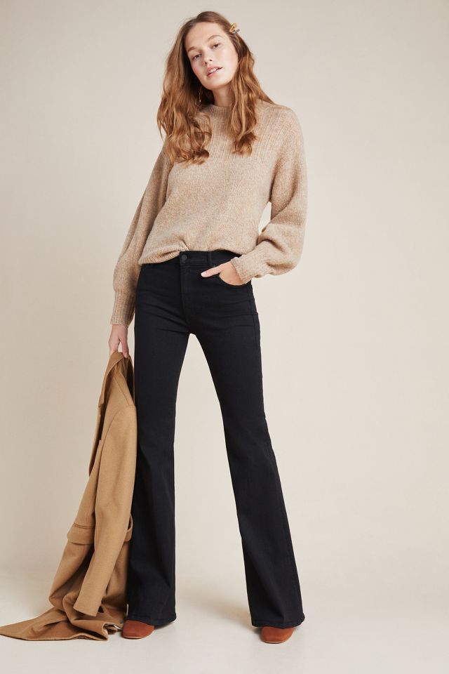 MOTHER The Doozy High-Rise Flare Jeans | Anthropologie