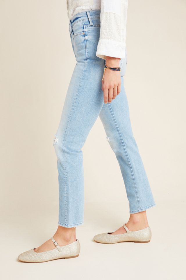 MOTHER The Dazzler Ultra High-Rise Straight Jeans #4