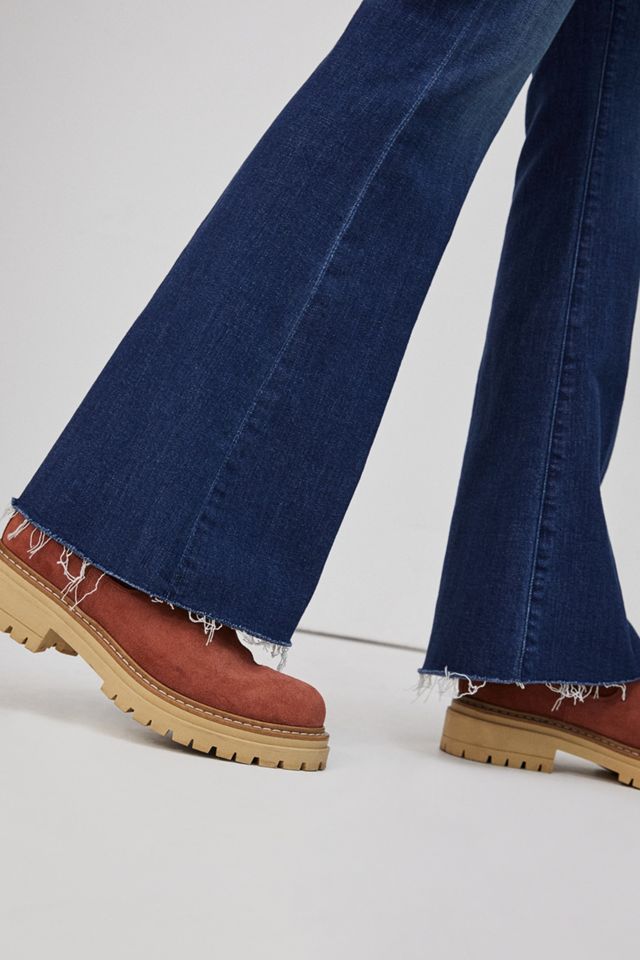 MOTHER The Weekender Fray High-Rise Flare Jeans #3