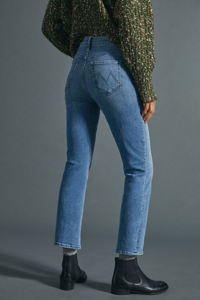 MOTHER The Pixie High-Rise Cropped Bootcut Jeans #1