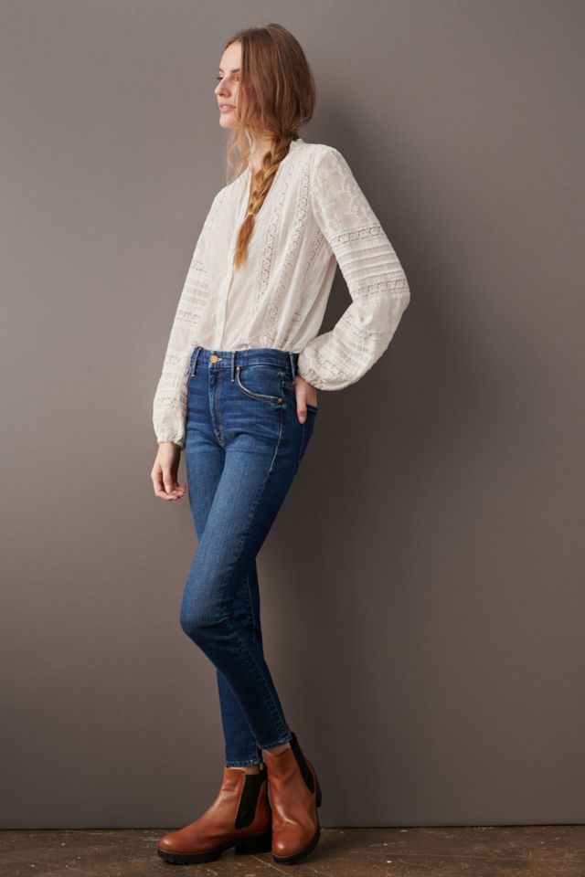 MOTHER The Looker High-Rise Skinny Jeans #4