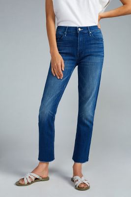 mother the dazzler slim straight jeans