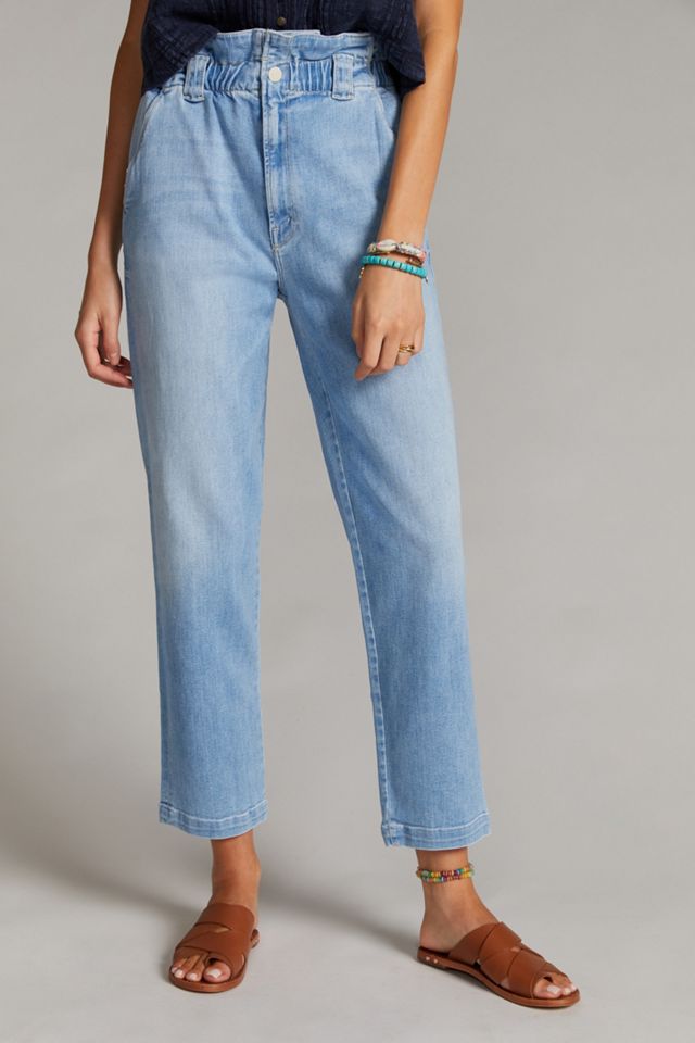 MOTHER The Yoyo Ruffle Greaser Straight Jeans #1