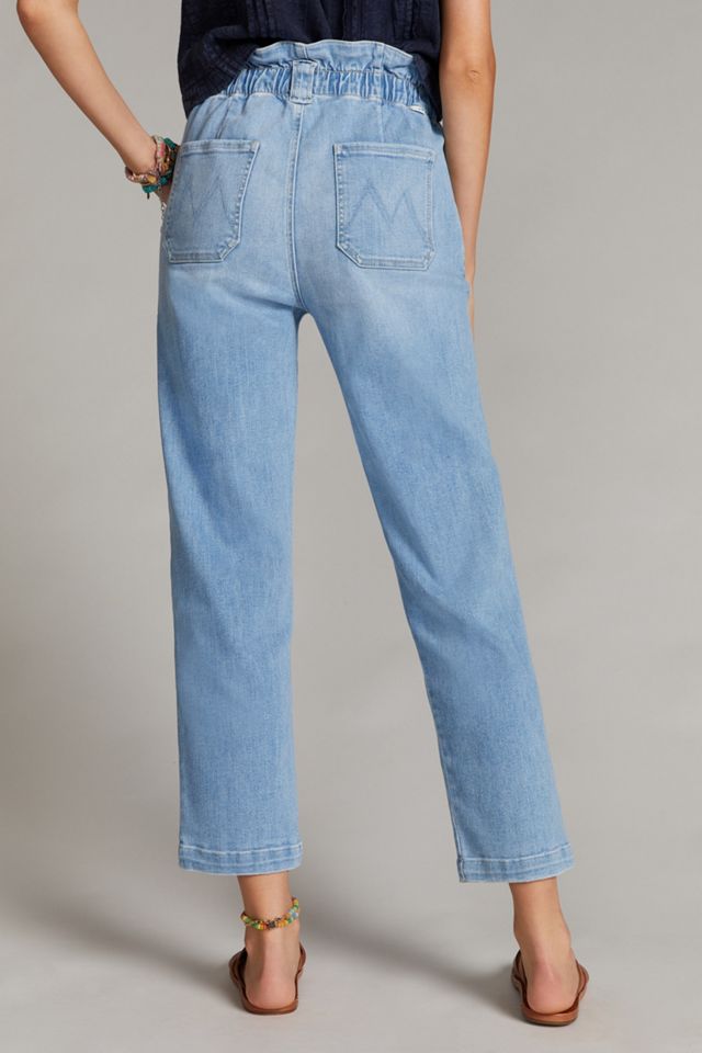 MOTHER The Yoyo Ruffle Greaser Straight Jeans #3